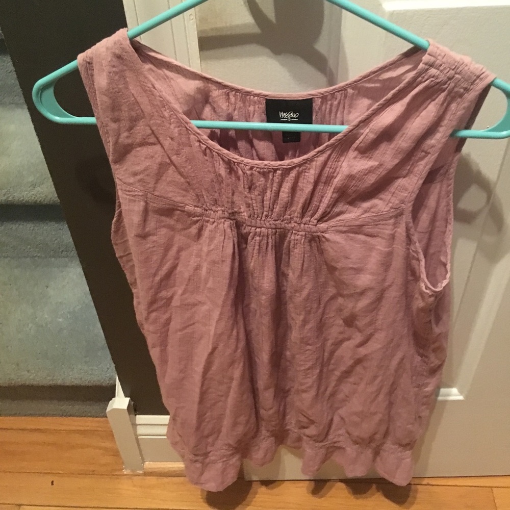 Purple baby doll tank